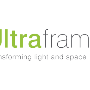 A logo of Ultraframe.