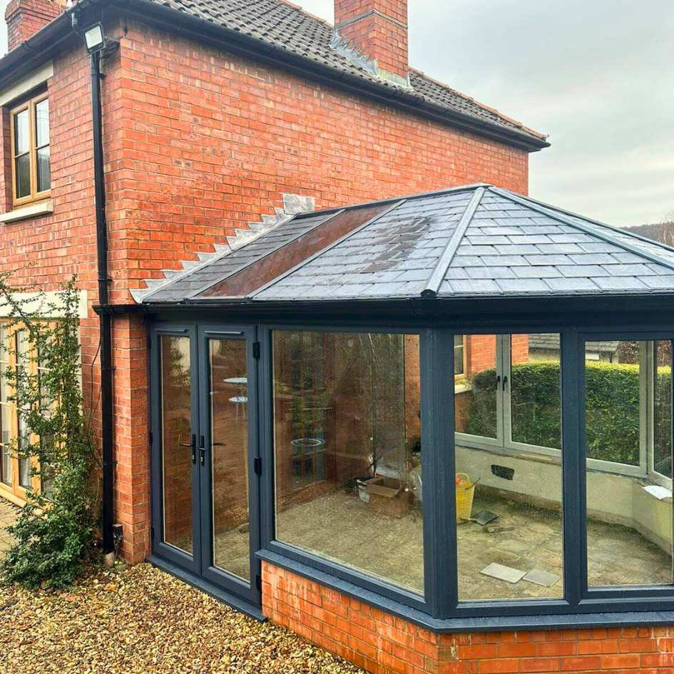 Modern aluminium conservatory Cheltenham